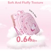 image:imageMommore Kids Backpack for Girls  Lightweight Quilted Unicorn Preschool Bookbag with Chest Strap Water Resistant Toddler Backpack for School Daycare Travel