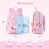 image:imageMommore Kids Backpack for Girls  Lightweight Quilted Unicorn Preschool Bookbag with Chest Strap Water Resistant Toddler Backpack for School Daycare Travel