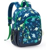 image:imagemommore Kids Backpack for Boys and Girls Toddler Kindergarten Bookbag  Preschool Backpack for Travel amp Daycare Lightweight Waterresistant Adjustable Straps amp Chest BuckleDinosaur Green