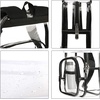 image:imagemommore Clear Backpack Durable Clear Bookbags Transparent Backpack for School Work Security  DurableBlack