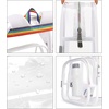 image:imagemommore Clear Backpack Durable Clear Bookbags Transparent Backpack for School Work Security  DurableRainbow