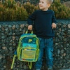 image:imagemommore Clear Backpack Heavy Duty PVC Transparent Bookbag for School  15H Large SeeThrough Plastic Bag for Boys amp Girls 48 WaterResistant Adjustable Padded Straps Kindergarten TravelGreen