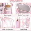 image:imagemommore Clear Backpack Heavy Duty Thick PVC Clear Bookbags for School