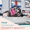 image:imagemommore Clear Backpack Heavy Duty Transparent Bookbag for School  05mm Thick PVC Padded Straps Fits 15 Laptop Large Capacity SeeThrough Kids Backpack for Ages 7 Boys GirlsBlack