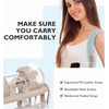 image:imagemommore Clear Backpack for School 17 Heavy Duty Transparent Bookbag  05mm Thick PVC Padded Straps Fits 15 Laptop SeeThrough Backpack for Age 10 Boys Girls Adults College Work TravelKhaki