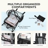 image:imagemommore Clear Backpack for School 17 Heavy Duty Transparent Bookbag  05mm Thick PVC Padded Straps Fits 15 Laptop SeeThrough Backpack for Age 10 Boys Girls Adults College Work TravelBlack