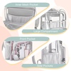 image:imagemommore Clear Backpack for School 17 Heavy Duty Transparent Bookbag  05mm Thick PVC Padded Straps Fits 15 Laptop SeeThrough Backpack for Age 10 Boys Girls Adults College Work TravelGrey
