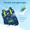 image:imagemommore Kids Backpack Boys Durable Large Toddler Bookbag with Double Handles Water Resistant Dinosaur Backpack with Chest Strap for Preschool Kindergarten TravelGreendinosaur