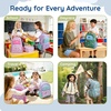 image:imagemommore Kids Backpack Set Kindergarten School Bookbag for Boys Girls 48  Preschool Elementary Backpack 3 PCS with Lunch Box amp Pencil Case 15L Fits Folders Lightweight Travel DaypackGalaxy
