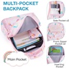 image:imagemommore Kids Backpack Set Kindergarten School Bookbag for Boys Girls 48  Preschool Elementary Backpack 3 PCS with Lunch Box amp Pencil Case 15L Fits Folders Lightweight Travel DaypackPink Purplecustom