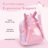 image:imagemommore Kids Backpack Set Kindergarten School Bookbag for Boys Girls 48  Preschool Elementary Primary Backpack with Padded Straps 2 PCS with Lunch Box 15L Large Capacity Travel DaypackPink Unicorn