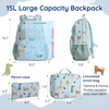 image:imagemommore Kids Backpack Set Kindergarten School Bookbag for Boys Girls 48  Preschool Elementary Primary Backpack with Padded Straps 2 PCS with Lunch Box 15L Large Capacity Travel DaypackSports Ball
