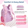 image:imagemommore Kids Backpack Set Kindergarten School Bookbag for Boys Girls 48  Preschool Elementary Primary Backpack with Padded Straps 2 PCS with Lunch Box 15L Large Capacity Travel DaypackButterfly