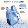 image:imagemommore Kids Backpack Set Kindergarten School Bookbag for Boys Girls 48  Preschool Elementary Primary Backpack with Padded Straps 2 PCS with Lunch Box 15L Large Capacity Travel DaypackNavy Monster Truck