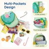 image:imagemommore Kids Backpack for Boys and Girls Toddler Kindergarten Bookbag  Preschool Backpack for Travel amp Daycare Lightweight Waterresistant Adjustable Straps amp Chest BuckleGreen Dinosaur