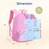 image:imagemommore Kids Backpack for Boys and Girls Toddler Kindergarten Bookbag  Preschool Backpack for Travel amp Daycare Lightweight Waterresistant Adjustable Straps amp Chest BucklePurple Butterfly
