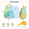 image:imagemommore Kids Backpack for Boys and Girls Toddler Kindergarten Bookbag  Preschool Backpack for Travel amp Daycare Lightweight Waterresistant Adjustable Straps amp Chest BuckleBlue Unicorn