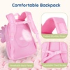 image:imagemommore Kids Backpack for Boys and Girls Toddler Kindergarten Bookbag  Preschool Backpack for Travel amp Daycare Lightweight Waterresistant Adjustable Straps amp Chest BucklePurple Butterfly