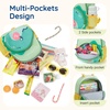 image:imagemommore Kids Backpack for Boys and Girls Toddler Kindergarten Bookbag  Preschool Backpack for Travel amp Daycare Lightweight Waterresistant Adjustable Straps amp Chest BucklePink Butterfly