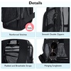 image:imagemommore Mesh Backpack with Reinforced Padded Straps Heavy Duty Mesh Bookbag with Pencil Bag See Through Backpack Black