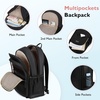 image:imagemommore School Backpack 3 Large Compartments Work Bookbag Water Resistant Lightweight Backpacks Casual Travel Backpack