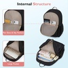 image:imagemommore School Backpack 3 Large Compartments Work Bookbag Water Resistant Lightweight Backpacks Casual Travel Backpack