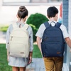 image:imagemommore School Backpack for Boys Girls 68 Years Old Lightweight Kids Bookbags Casual Daypack with Luggage Strap Beige