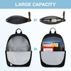 image:imagemommore School Backpack for Boys Girls 68 Years Old Lightweight Kids Bookbags Casual Daypack with Luggage Strap Black