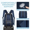 image:imagemommore School Backpack for Boys Girls 68 Years Old Lightweight Kids Bookbags Casual Daypack with Luggage Strap Blue