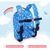 image:imagemommore Toddler Backpack Leash for 13 Baby Backpack for Boys Girls Small Preschool Bookbag  FashionBlue Dinosaur
