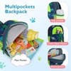 image:imagemommore Toddler Backpack for Girls 24 Small Cute Butterfly with Kids Leash  3D Backpack Cartoon Preschool Kindergarten Bookbag for Prek BoysSpaceblue