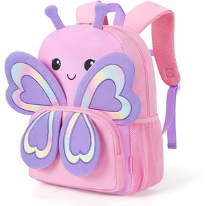 image:imagemommore Kids Backpack for Boys and Girls Toddler Kindergarten Bookbag  Preschool Backpack for Travel amp Daycare Lightweight Waterresistant Adjustable Straps amp Chest BucklePurple Butterfly
