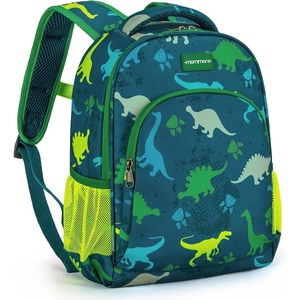 image:imagemommore Toddler Backpack Dinosaur Preschool Age 24 Kindergarten Bookbag for Boys Daycare Backpack with Chest Strap Green