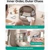 image:imageBAGSMART Baby Diaper Bag with Waterproof Pad Coffee Brown  Newborn Essentials Lightweight Backpack for Girl Boy Baby Shower GiftsCamel