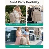image:imageBAGSMART Baby Diaper Bag with Waterproof Pad Coffee Brown  Newborn Essentials Lightweight Backpack for Girl Boy Baby Shower GiftsCoffee Brown