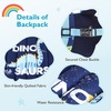 image:imageMommore Kids Backpack Boys Preschool Dinosaur Bookbag with Chest Strap Water Resistant for School amp Travel