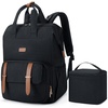 image:imagemommore Breast Pump Bag for Spectra S1S2 amp Medela with Insulated Cooler  Pumping Backpack Work Bag for Breastfeeding Mom with 15 Laptop Sleeve Large Diaper Bag Backpack for Travel amp DaycareBlack