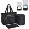image:imagemommore Breast Pump Bag with Cooler for Medela Spectra S1 S2 Diaper Bag Tote with Changing Pad Baby Bag for Work