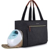 image:imagemommore Breast Pump for Spectra S1S2 amp Medela Diaper Bag Travel Tote  Pumping Tote Bag with Insulated Pockets Work Bag for Breastfeeding Mom with 15 Laptop Sleeve amp Changing PadDarkgrey