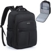 image:imagemommore Diaper Bag Backpack Large Baby Bag 37L with 156 Laptop Sleeve Mom Bags with Insulated Pockets Changing Pad Stroller Straps Travel WorkSolid Black