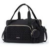 image:imagemommore Diaper Bag Tote Large Travel Baby Bag with Pacifier Case  Portable Changing Pad Insulated Pocket amp Stroller Strap Baby Essentials Maternity Bag  Hospital Bag for Labor DeliveryBlack
