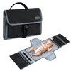 image:imagemommore Portable Changing Pad for Newborn Expandable Diaper Changing Pad with Wipes Pockets Water Resistance Baby Changing Pad for Travel Shopping Shower GiftsExtendedBlack