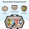 image:imagemommore Breast Pump Bag for Spectra S1S2 amp Medela with Insulated Cooler  Pumping Backpack Work Bag for Breastfeeding Mom with 15 Laptop Sleeve Large Diaper Bag Backpack for Travel amp DaycareBlack