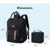 image:imagemommore Breast Pump Bag for Spectra S1S2 amp Medela with Insulated Cooler  Pumping Backpack Work Bag for Breastfeeding Mom with 15 Laptop Sleeve Large Diaper Bag Backpack for Travel amp DaycareBlack