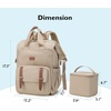 image:imagemommore Breast Pump Bag for Spectra S1S2 amp Medela with Insulated Cooler  Pumping Backpack Work Bag for Breastfeeding Mom with 15 Laptop Sleeve Large Diaper Bag Backpack for Travel amp DaycareChampagne