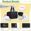 image:imagemommore Breast Pump Bag with Cooler for Medela Spectra S1 S2 Diaper Bag Tote with Changing Pad Baby Bag for Work
