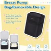 image:imagemommore Breast Pump Bag with Cooler for Medela Spectra S1 S2 Diaper Bag Tote with Changing Pad Baby Bag for Work