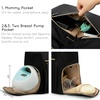 image:imagemommore Breast Pump for Spectra S1S2 amp Medela Diaper Bag Travel Tote  Pumping Tote Bag with Insulated Pockets Work Bag for Breastfeeding Mom with 15 Laptop Sleeve amp Changing PadBlack