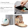 image:imagemommore Breast Pump for Spectra S1S2 amp Medela Diaper Bag Travel Tote  Pumping Tote Bag with Insulated Pockets Work Bag for Breastfeeding Mom with 15 Laptop Sleeve amp Changing PadLight Grey