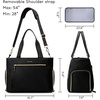 image:imagemommore Breast Pump for Spectra S1S2 amp Medela Diaper Bag Travel Tote  Pumping Tote Bag with Insulated Pockets Work Bag for Breastfeeding Mom with 15 Laptop Sleeve amp Changing PadBlack